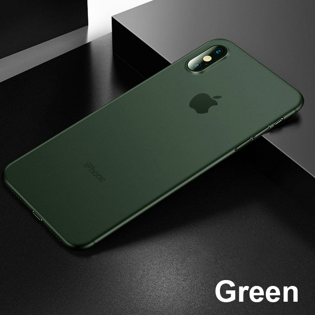 0.26mm Ultra Thin Original PP Case On The For iphone X XR XS Max Full Cover For iphone 6 6s 7 8 PLus Matte Shockproof Slim Case - Amzon World