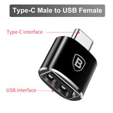 Baseus USB Type C OTG Adapter USB C Male To Micro USB Female Cable Converters For Macbook Samsung S10 Huawei USB To Type-c OTG - Amzon World