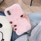 Fashion Lady Case for iPhone XS Max XR X 11 Pro Gift TPU Case Furry fluffy Warm Cover for iPhone 6 6S 7 8 Plus Soft Phone Case - Amzon World