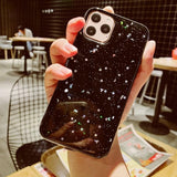 For Apple iPhone 6 6s 7 8 Plus 11 Pro 10 X XS XR Max Bling Glitter Star Moon Sparkle Sequins Soft Clear Silicone TPU Case Cover - Amzon World