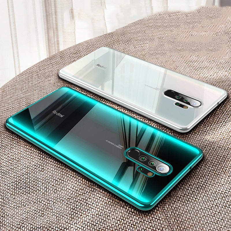 For Xiaomi Redmi Note 8 Pro Case Laser Plating Luxury TPU Soft Clear Cover Xiomi Xiaomi Mi Redmi Note 8 T 8T Note8 8A Phone Case - Amzon World