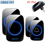 New Home Welcome Doorbell  Intelligent Wireless Doorbell Waterproof 300M Remote EU AU UK US Plug smart Door Bell Chime - Amzon World