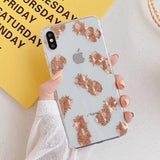 USLION Glitter Gold Leaf Transparent Case For iPhone 11 Pro X XS Max XR 8 7 Plus 11 Clear Phone Back Cover Bling Pineapple Cases - Amzon World