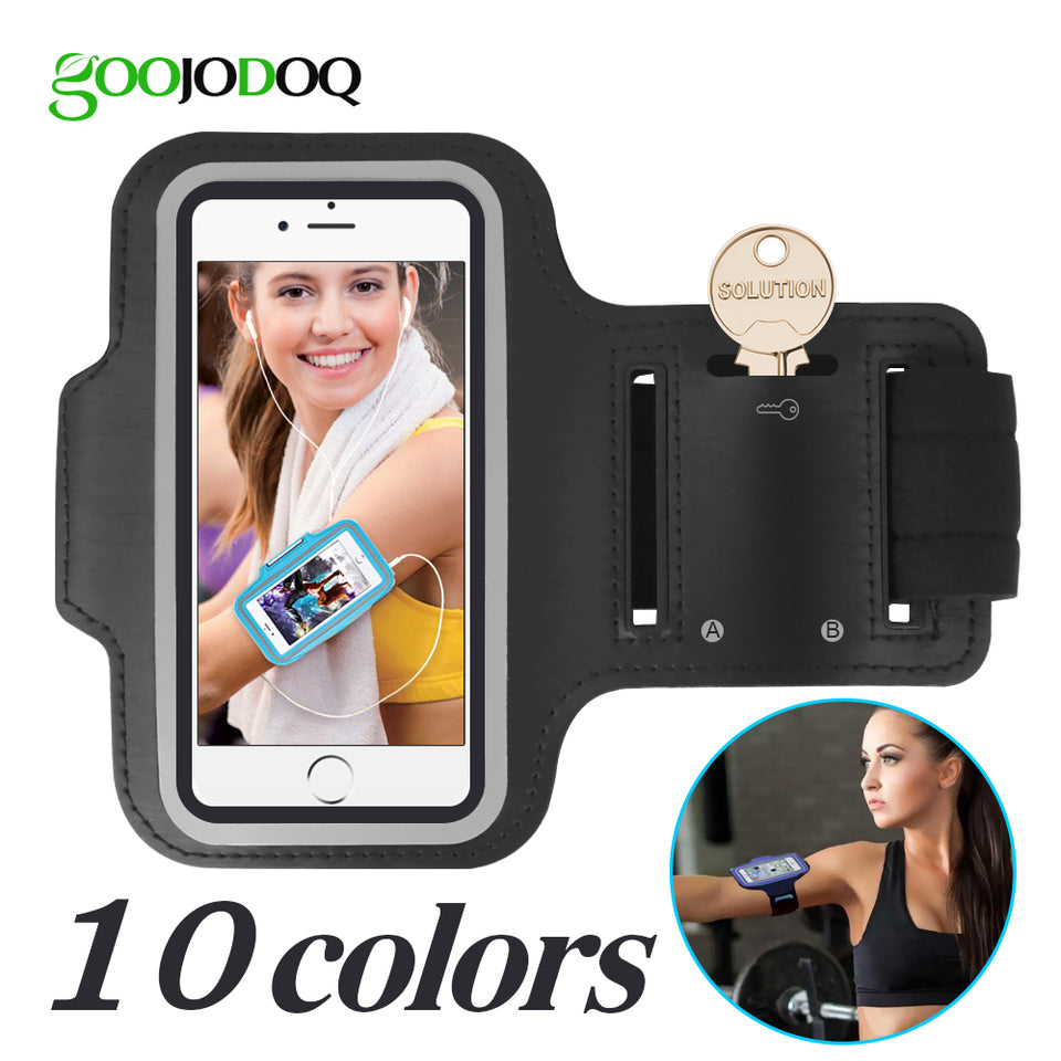 Waterproof Gym Sports Running Armband for iPhone 8 7 4 5 5S 5C SE 6 6s 8 Plus X XS Max XR Case Phone Case Cover Holder Armband - Amzon World