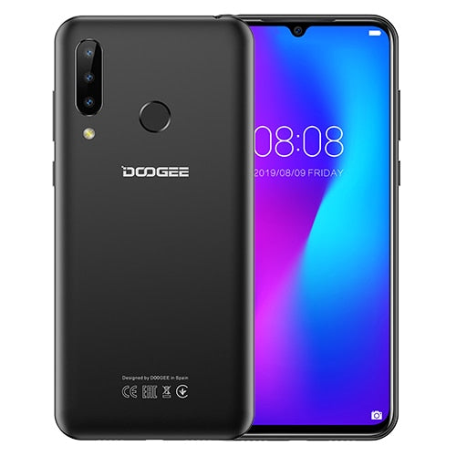 DOOGEE N20 Mobilephone Fingerprint 6.3inch FHD+ Display 16MP Triple Back Camera 64GB 4GB MT6763 Octa Core 4350mAh Cellphone LTE - Amzon World