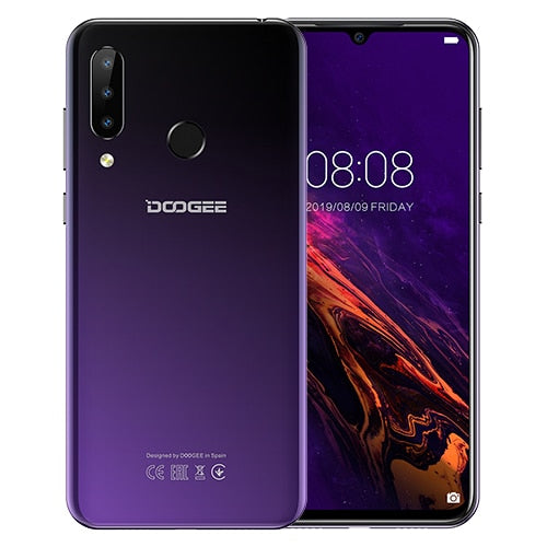 DOOGEE N20 Mobilephone Fingerprint 6.3inch FHD+ Display 16MP Triple Back Camera 64GB 4GB MT6763 Octa Core 4350mAh Cellphone LTE - Amzon World