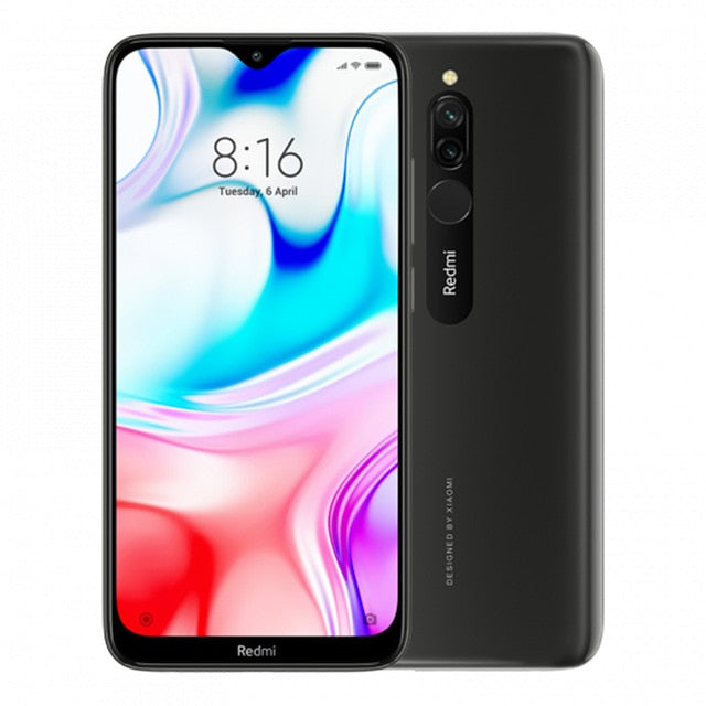 Global Rom Xiaomi Redmi 8 3GB 32GB Snapdragon 439 Octa Core Cellphone 12MP Dual Camera 5000mAh Large Battery Mobile Phone - Amzon World