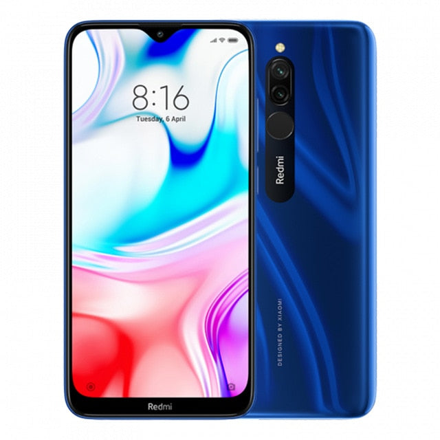 Global Rom Xiaomi Redmi 8 3GB 32GB Snapdragon 439 Octa Core Cellphone 12MP Dual Camera 5000mAh Large Battery Mobile Phone - Amzon World