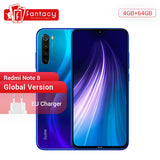 Gloabl Version Xiaomi Redmi Note 8 4GB 64GB 48MP Quad Camera Smartphone Snapdragon 665 Octa Core 6.3" FHD Screen 4K Video Phone - Amzon World