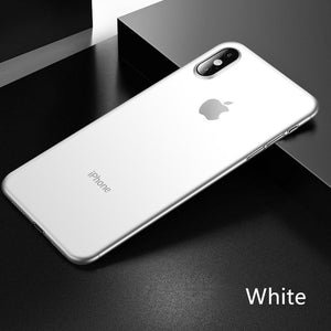 0.26mm Ultra Thin Original PP Case On The For iphone X XR XS Max Full Cover For iphone 6 6s 7 8 PLus Matte Shockproof Slim Case - Amzon World