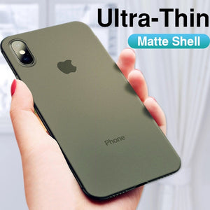 0.26mm Ultra Thin Original PP Case On The For iphone X XR XS Max Full Cover For iphone 6 6s 7 8 PLus Matte Shockproof Slim Case - Amzon World