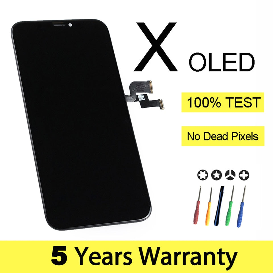 100% New OLED Lcd For iPhone X Display Wholesale Price From Factory Display For iPhone X Xs Xr Screen 100% Test Good 3D Touch - Amzon World