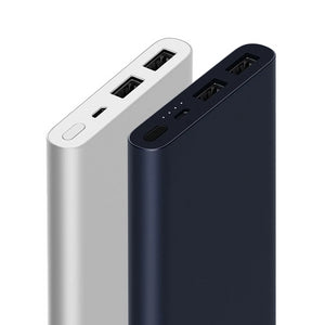 10000mAh Original Xiaomi Power Bank 2 Quick Charge Powerbank Dual-USB Portable Aluminium Fast Charging Mi Power External Battery - Amzon World