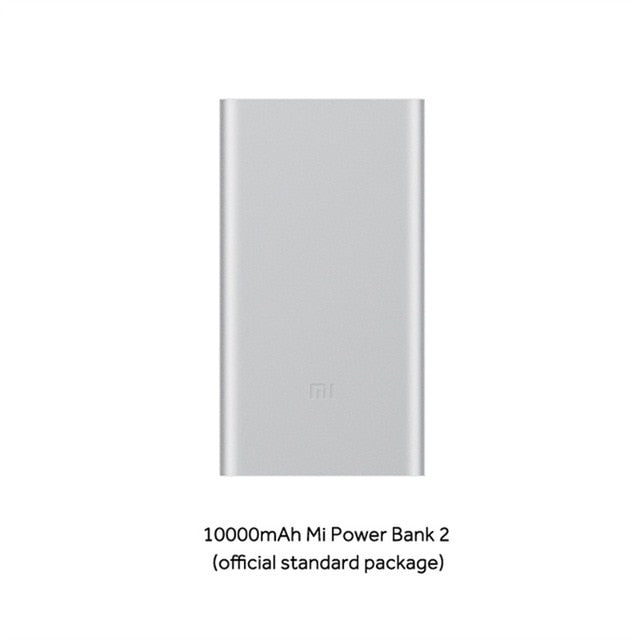 10000mAh Xiaomi Mi Power Bank 2i External Battery Bank 18W Quick Charge Powerbank 10000 PLM09ZM with Dual USB Output for Phone - Amzon World