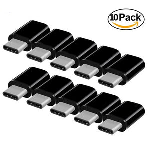 10PCS Type C Adapter Male to Micro USB Female USB C OTG Adapter Support Data Sync Adaptador Usb Tipo C For Samsung Note 9 Huawei - Amzon World