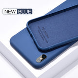 Thin Soft Case For iPhone 7 8 6 6s Plus 7Plus 5 4 S Original Liquid Silicone Cover Candy Color Coque Capa For iPhone X Xs Max XR - Amzon World