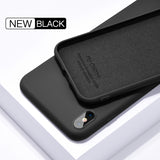 Thin Soft Case For iPhone 7 8 6 6s Plus 7Plus 5 4 S Original Liquid Silicone Cover Candy Color Coque Capa For iPhone X Xs Max XR - Amzon World