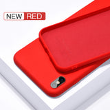 Thin Soft Case For iPhone 7 8 6 6s Plus 7Plus 5 4 S Original Liquid Silicone Cover Candy Color Coque Capa For iPhone X Xs Max XR - Amzon World