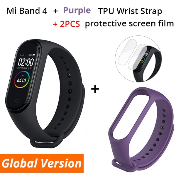 Xiaomi Mi Band 4 Smart Bracelet 3 Color AMOLED Screen Miband 4 Smartband Fitness Traker Bluetooth Sport Waterproof Smart Band - Amzon World