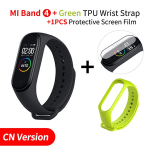 In Stock Original Xiaomi Mi Band 4 Smart Miband 3 Color Screen Bracelet Heart Rate Fitness Music Bluetooth 50M Waterproof Band4 - Amzon World