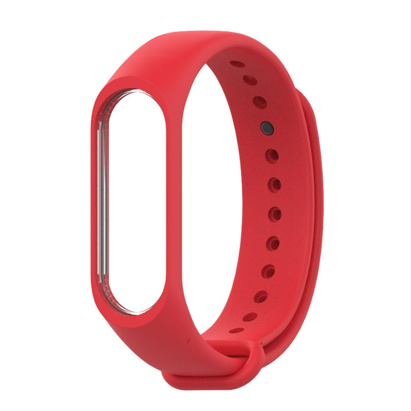 Bracelet for Xiaomi Mi Band 3 4 Sport Strap watch Silicone wrist strap For xiaomi mi band 3 4 bracelet Miband 4 3 Strap - Amzon World