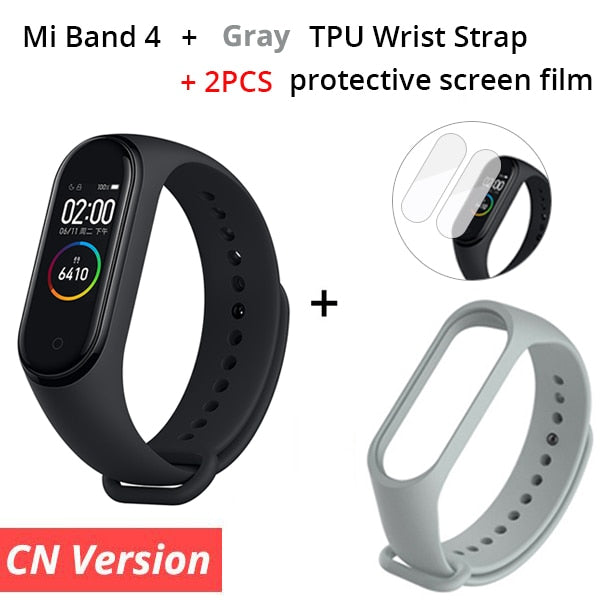 Xiaomi Mi Band 4 Smart Bracelet 3 Color AMOLED Screen Miband 4 Smartband Fitness Traker Bluetooth Sport Waterproof Smart Band - Amzon World