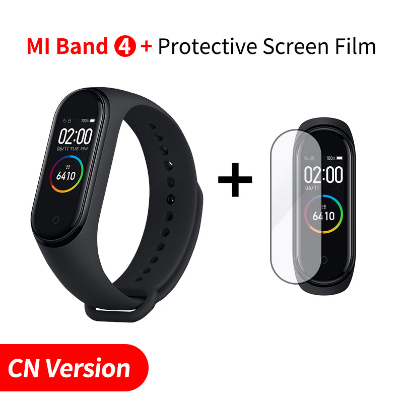 In Stock Original Xiaomi Mi Band 4 Smart Miband 3 Color Screen Bracelet Heart Rate Fitness Music Bluetooth 50M Waterproof Band4 - Amzon World