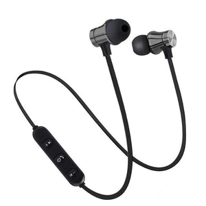 Magnetic Wireless Bluetooth Earphone Stereo Sports Waterproof Earbuds Wireless in-ear Headset with Mic For IPhone 7 Samsung - Amzon World