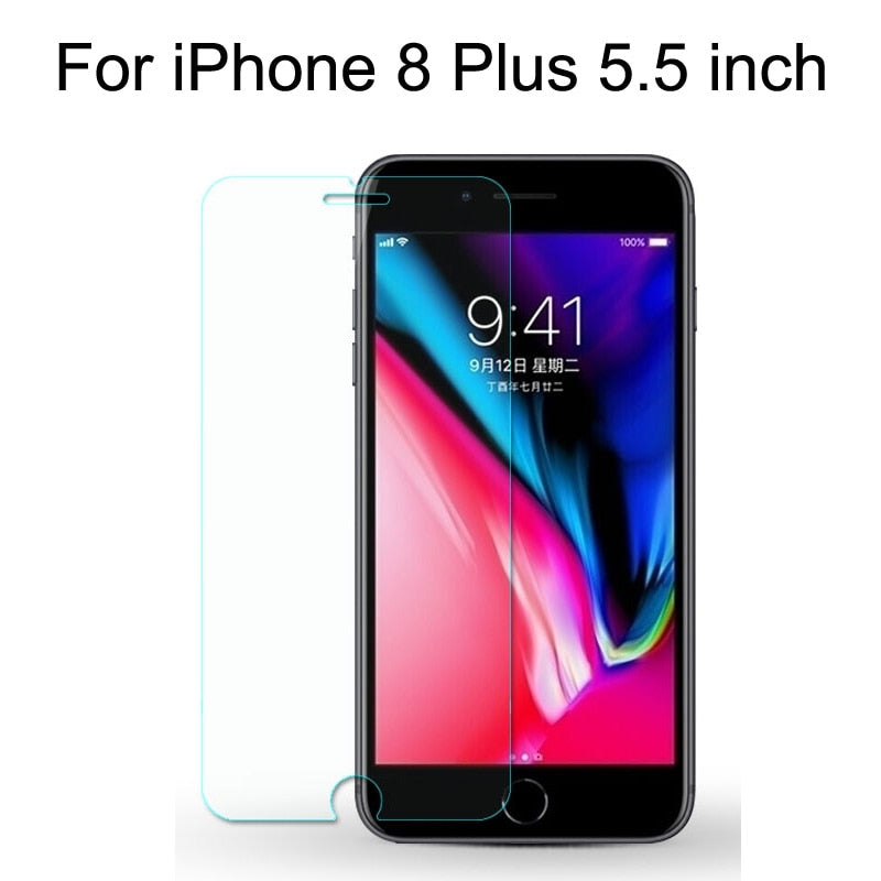 10Pcs Tempered Glass For iPhone X XS MAX XR 4 4s 5 5s SE 5c Screen Protective Film For iPhone 6 6s 7 8 Plus X Glass Protector - Amzon World