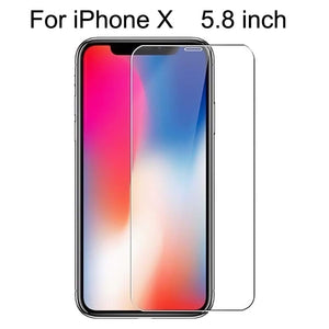 10Pcs Tempered Glass For iPhone X XS MAX XR 4 4s 5 5s SE 5c Screen Protective Film For iPhone 6 6s 7 8 Plus X Glass Protector - Amzon World