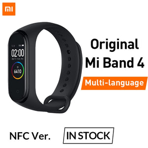 In Stock Original Xiaomi Mi Band 4 Smart Miband 3 Color Screen Bracelet Heart Rate Fitness Music Bluetooth 50M Waterproof Band4 - Amzon World