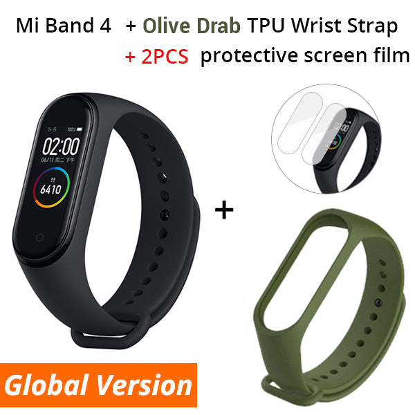 Xiaomi Mi Band 4 Smart Bracelet 3 Color AMOLED Screen Miband 4 Smartband Fitness Traker Bluetooth Sport Waterproof Smart Band - Amzon World