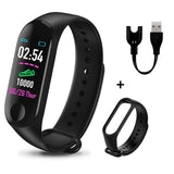 M3 Plus Men's Smart Watch Color Screen IP67 Waterproof Smart Watch Blood Pressure Heart Rate Activity Fitness Tracker Men Watch - Amzon World