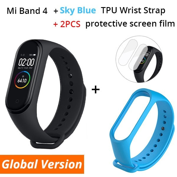 Xiaomi Mi Band 4 Smart Bracelet 3 Color AMOLED Screen Miband 4 Smartband Fitness Traker Bluetooth Sport Waterproof Smart Band - Amzon World