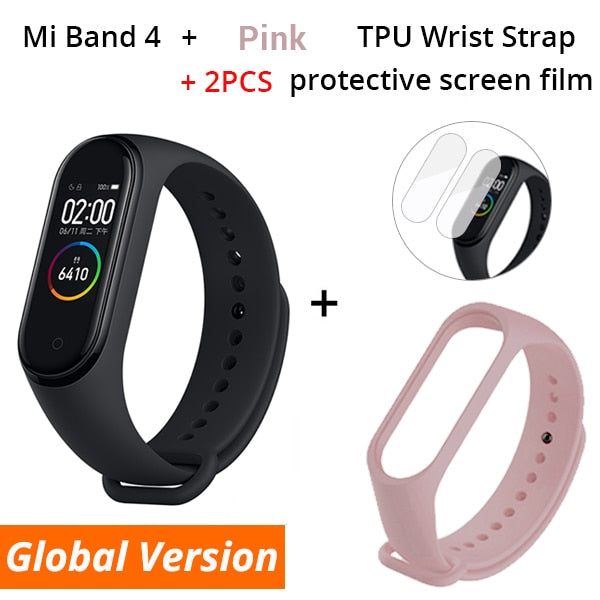 Xiaomi Mi Band 4 Smart Bracelet 3 Color AMOLED Screen Miband 4 Smartband Fitness Traker Bluetooth Sport Waterproof Smart Band - Amzon World