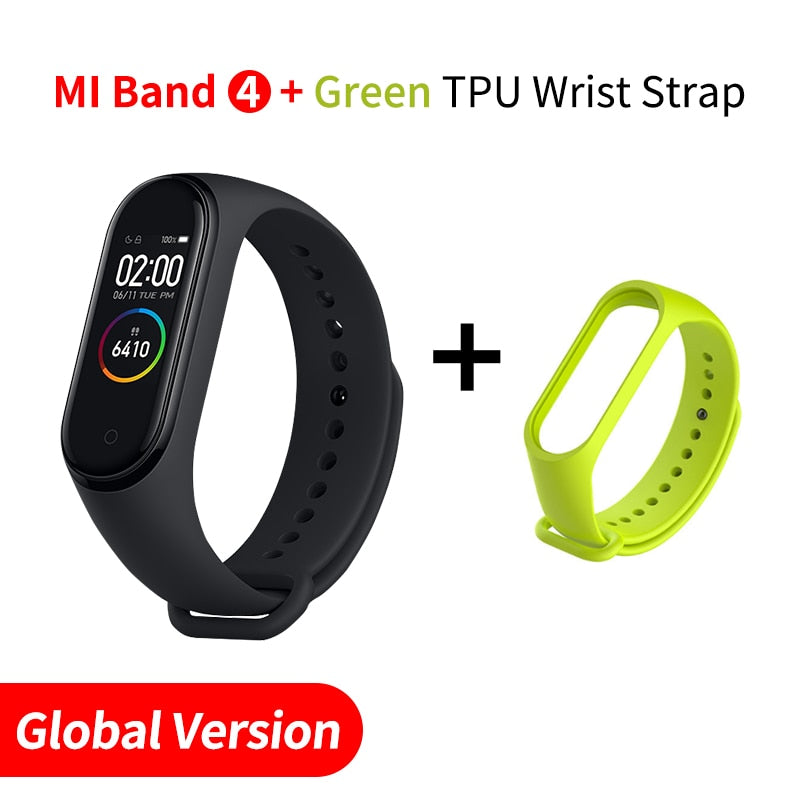 In Stock Original Xiaomi Mi Band 4 Smart Miband 3 Color Screen Bracelet Heart Rate Fitness Music Bluetooth 50M Waterproof Band4 - Amzon World