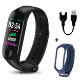 M3 Plus Men's Smart Watch Color Screen IP67 Waterproof Smart Watch Blood Pressure Heart Rate Activity Fitness Tracker Men Watch - Amzon World