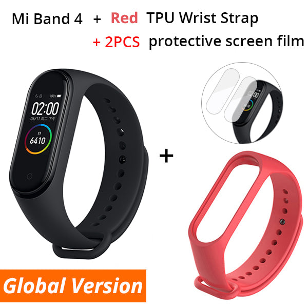 Xiaomi Mi Band 4 Smart Bracelet 3 Color AMOLED Screen Miband 4 Smartband Fitness Traker Bluetooth Sport Waterproof Smart Band - Amzon World