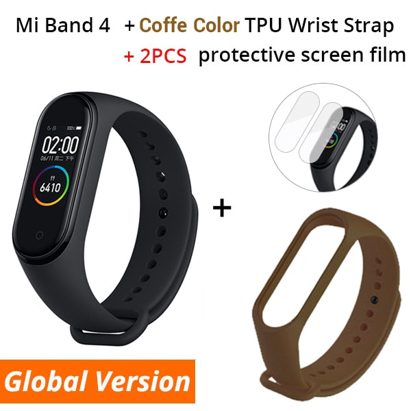 Xiaomi Mi Band 4 Smart Bracelet 3 Color AMOLED Screen Miband 4 Smartband Fitness Traker Bluetooth Sport Waterproof Smart Band - Amzon World