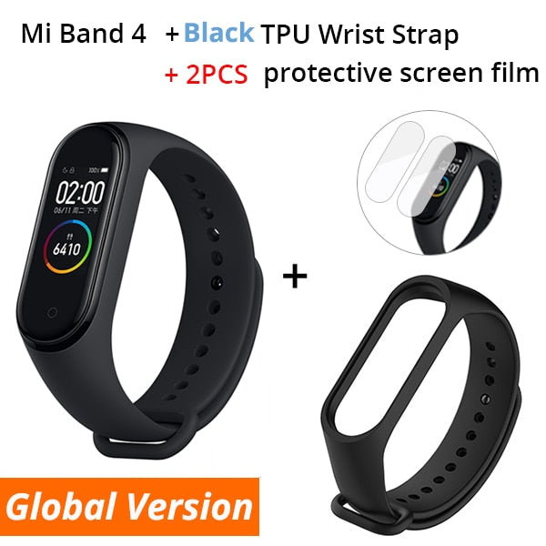 Xiaomi Mi Band 4 Smart Bracelet 3 Color AMOLED Screen Miband 4 Smartband Fitness Traker Bluetooth Sport Waterproof Smart Band - Amzon World