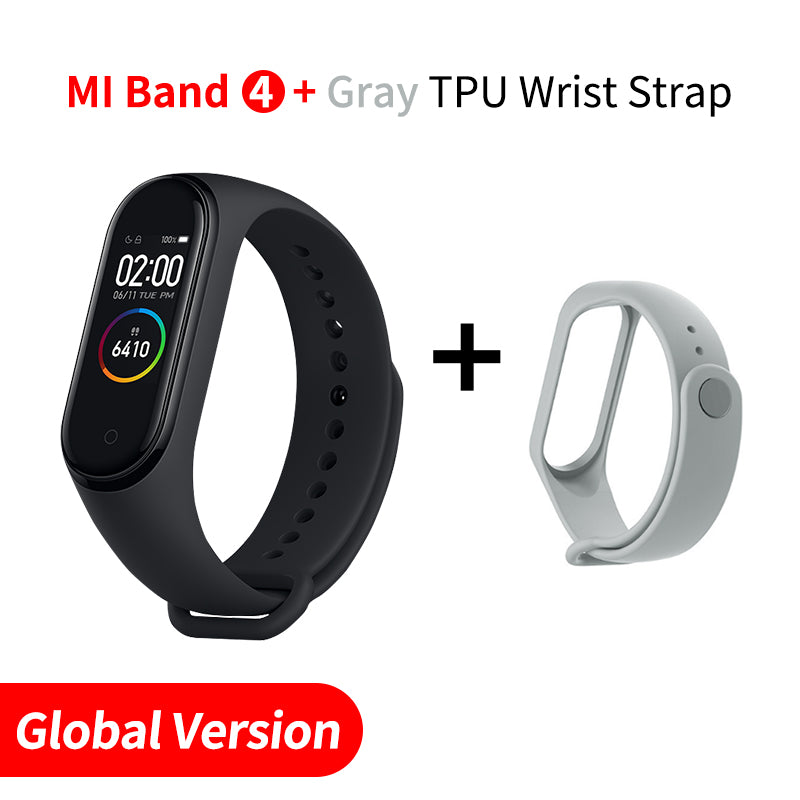 In Stock Original Xiaomi Mi Band 4 Smart Miband 3 Color Screen Bracelet Heart Rate Fitness Music Bluetooth 50M Waterproof Band4 - Amzon World