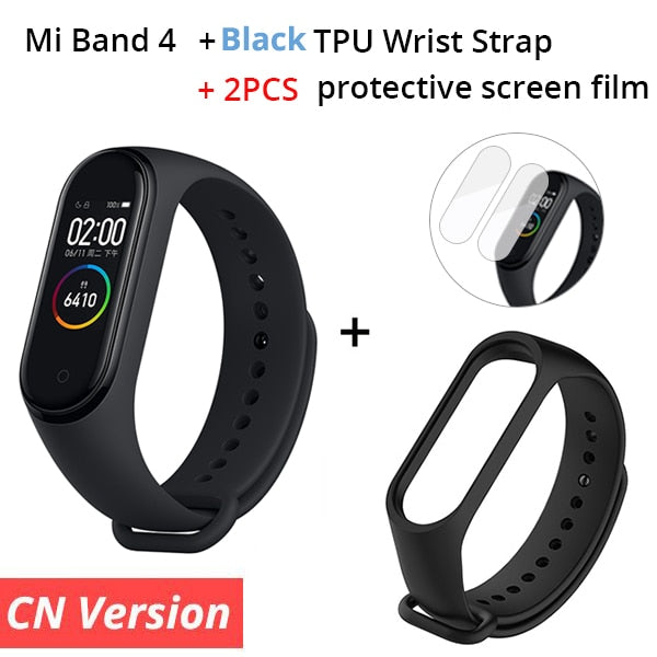 Xiaomi Mi Band 4 Smart Bracelet 3 Color AMOLED Screen Miband 4 Smartband Fitness Traker Bluetooth Sport Waterproof Smart Band - Amzon World