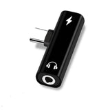 2 In 1 Type C To 3.5mm Jack Earphone Charging Converter USB Type-C Audio Adapter for Xiaomi 6 Huawei P10 Mate 20 Type C Phones - Amzon World
