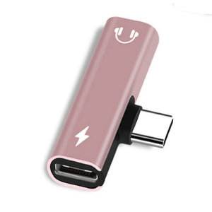 2 In 1 Type C To 3.5mm Jack Earphone Charging Converter USB Type-C Audio Adapter for Xiaomi 6 Huawei P10 Mate 20 Type C Phones - Amzon World