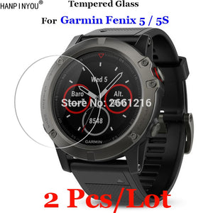 2 Pcs/Lot For Garmin Fenix 5 / 5s Tempered Glass 9H 2.5D Premium Screen Protector Film For Garmin Fenix5 / Fenix5s Smart Watch - Amzon World