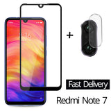 2-in-1 Camera Glass Redmi Note 7 Tempered Glass Screen Protector Xiaomi Redmi Note 7 Glass Film redmi note 7 screen protector - Amzon World