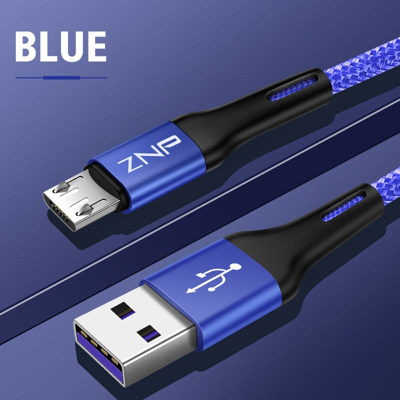 ZNP 1m 2m Micro USB Cable Fast Charging For Xiaomi Redmi Note 5 Pro Android Mobile Phone Data Cable for Samsung S7 Micro Charger - Amzon World