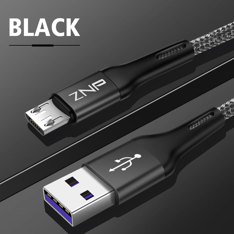 ZNP 1m 2m Micro USB Cable Fast Charging For Xiaomi Redmi Note 5 Pro Android Mobile Phone Data Cable for Samsung S7 Micro Charger - Amzon World