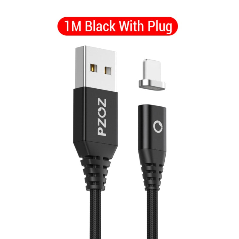 PZOZ Magnetic Cable Micro usb Type C Fast Charging Adapter Phone Microusb Type-C Magnet Charger usb c For iphone Samsung xiaomi - Amzon World