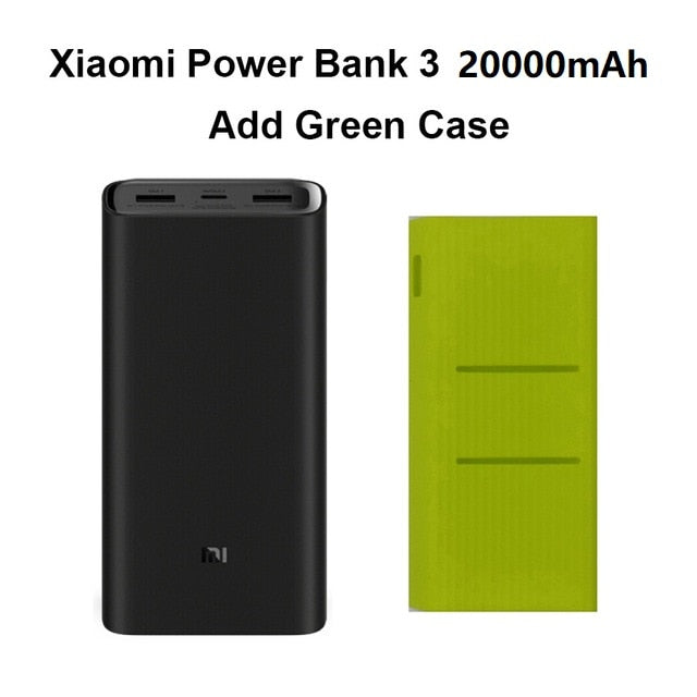 2019 NEW Xiaomi Power Bank 3 20000mAh Mi Powerbank USB-C 45W Portable Charger Dual USB Powerbank for Laptop Smartphone PLM07ZM - Amzon World